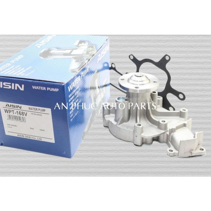 Bơm nước Toyota Hiace 1KD 2KD hiệu Aisin WPT-168V - #Toyota 16100-79245, 16100-79445