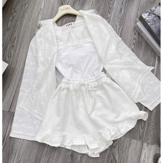 SET 3 MÓN CHÂN VÁY PHỐI ÁO