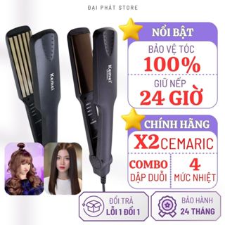 [RẺ VÔ ĐỊCH] Máy Làm Tóc, Máy Duỗi Tóc Thẳng Tóc 4 Mức Nhiệt KEMEI 329-Dụng Cụ Tạo Kiểu, Làm Đẹp, Là Thẳng Tóc đẹp
