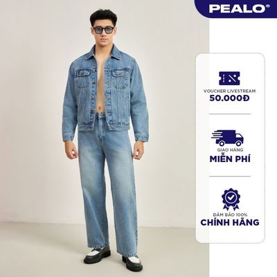 Set Denim PEALO form Crop chất liệu cao cấp SPT4