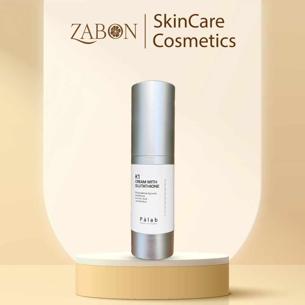 Kem dưỡng PÀLAB K1 Cream With Glutathione hỗ trợ làm dịu, phục hồi và cải thiện da xỉn màu 30ml