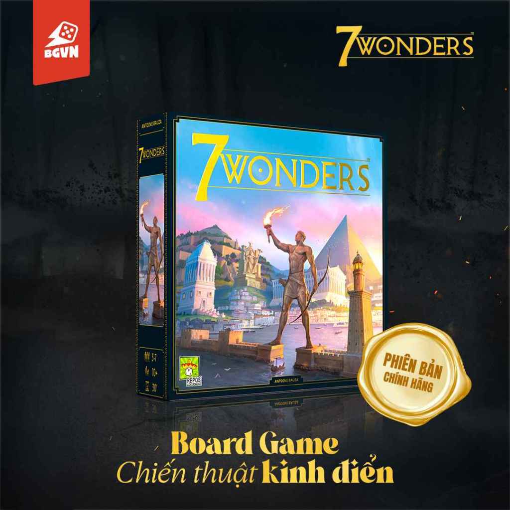 7 Wonders | Xây dựng văn minh cổ đại | Board game chiến thuật đỉnh cao