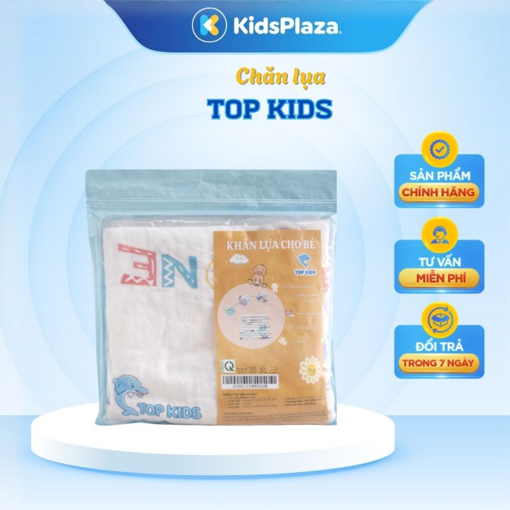 Chăn lụa Top Kids in hình 100x140 AC22 - KidsPlaza