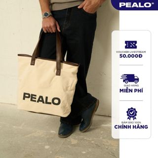 Túi tote PEALO vải canvas chất liệu cao cấp SPT4