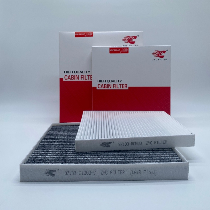 [ZYC] Bộ 2 Lọc điều hòa (Trước Than/Sau Thường) xe Carnival 2022-2025 (Mã:97133-C1000-C/97133-R0500)