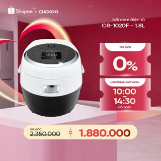 Nồi cơm điện tử Cuckoo 1,8 lít CR-1020F- Bảng điều khiển LED-Lòng nồi chống dính-Chất lượng Hàn Quốc- chính hãng Cuckoo