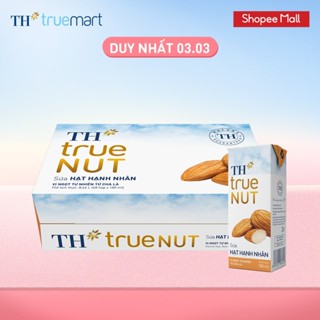 [LIVESTREAM] Thùng 48 hộp sữa hạt hạnh nhân TH True Nut 180ml (180ml x 48)