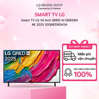 [Chỉ giao miền Nam/Bắc] 50QNED80ASA - Smart TV LG 50 Inch QNED AI QNED80 4K 2025
