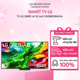 [Chỉ giao Miền Nam] 55QNED86ASA - 55 Smart TV LG QNED evo AI QNED86 4k  Inch 2025