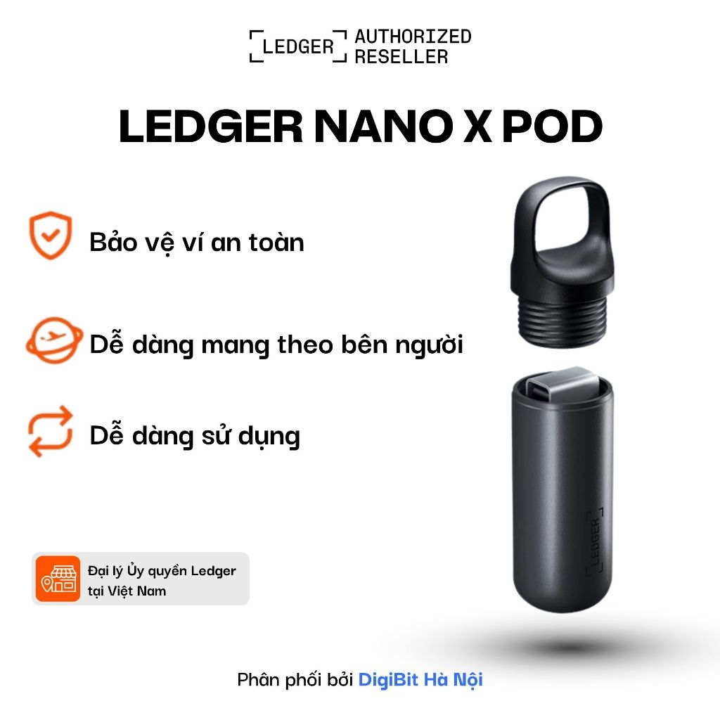 Vỏ bảo vệ ví lạnh Ledger Nano X Pod