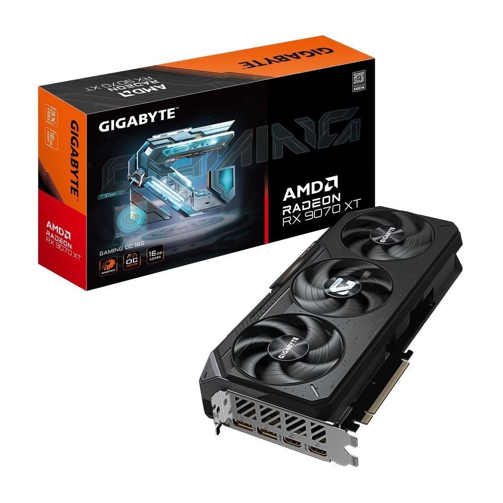 Card màn hình Gigabyte Radeon RX 9070 XT GAMING OC New chính hãng BH 36T