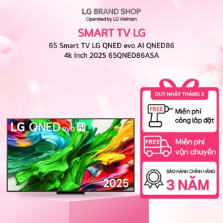 [ Chỉ giao miền Nam]65QNED86ASA - 65 Smart TV LG QNED evo AI QNED86 4k Inch 2025