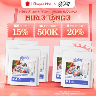 [MUA 3 TẶNG 3] Viên Giặt Hương Nước Hoa Cao Cấp Joykity Công Thức 3in1 An Toàn Cho Da Lưu Hương 24 Giờ