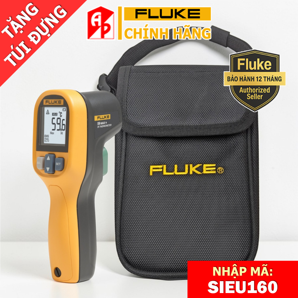 NHẬP MÃ "SIEU160" giảm ngay 160k - Máy đo nhiệt độ hồng ngoại -30 ~ 500°C FLUKE 59MAX+