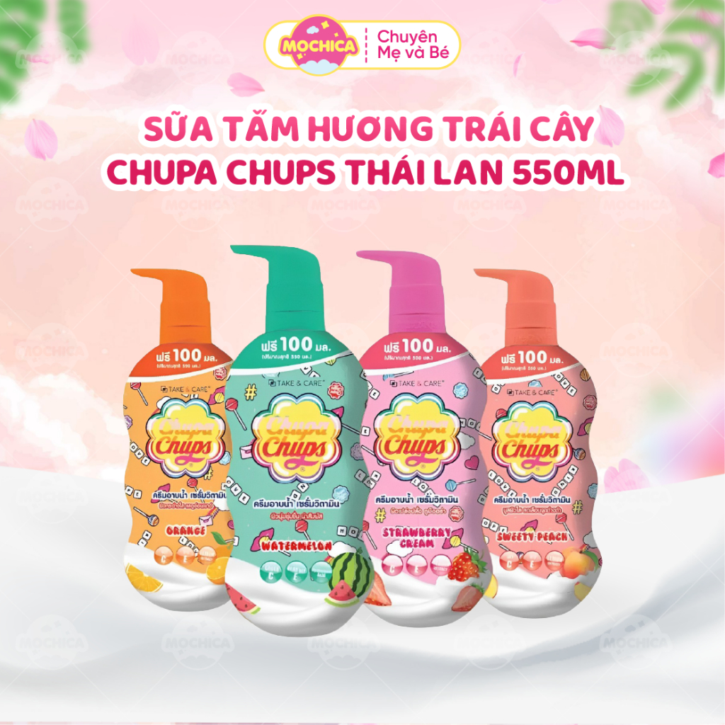 Sữa tắm hương trái cây 550ml hiệu TAKE&CARE_Mochica