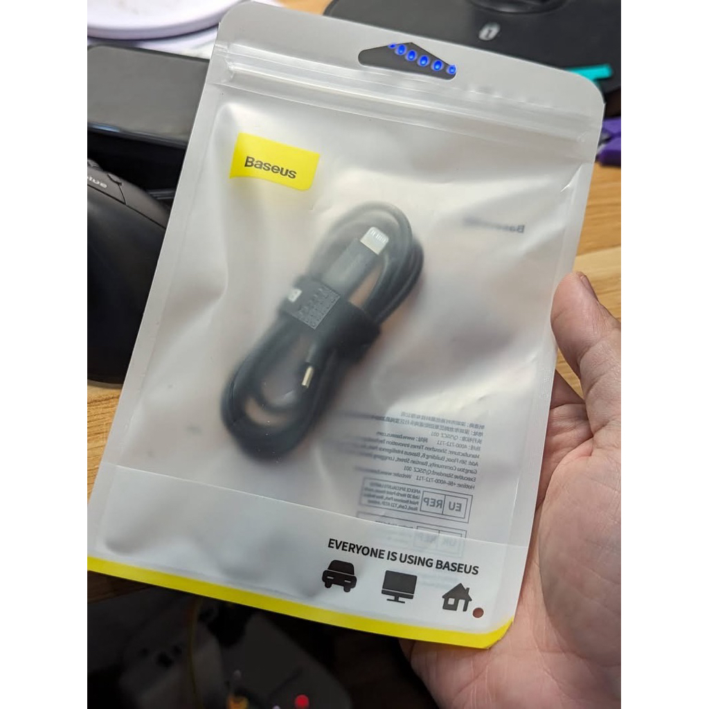 Dây sạc C to L basues hỗ trợ max 27W