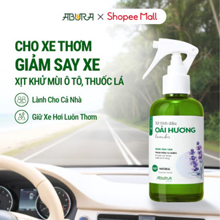 Chai Tinh Dầu Xịt Thơm Khử Mùi Xe Hơi Ô Tô 100ml/300ml/500ml ABURA Khử Mùi Hôi, Chống Say Xe