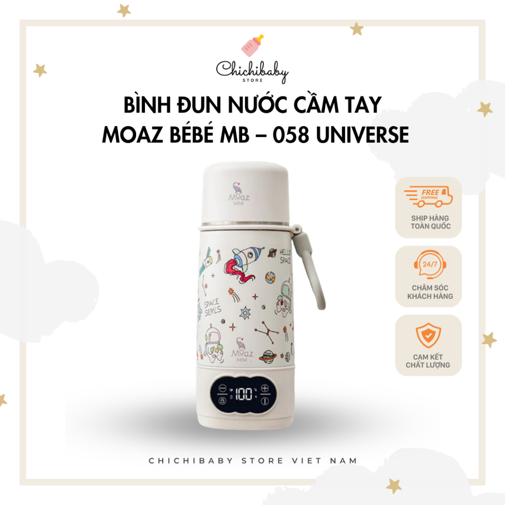 Bình đun nước cầm tay Moaz BéBé MB – 058 Universe