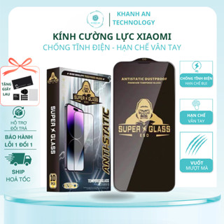 Kính Cường Lực Xiaomi Redmi Note 11/12/13, ... Xiaomi 14T/13T/11T/10T/13C, ... | Kính ESD Đen - Khánh An Technology