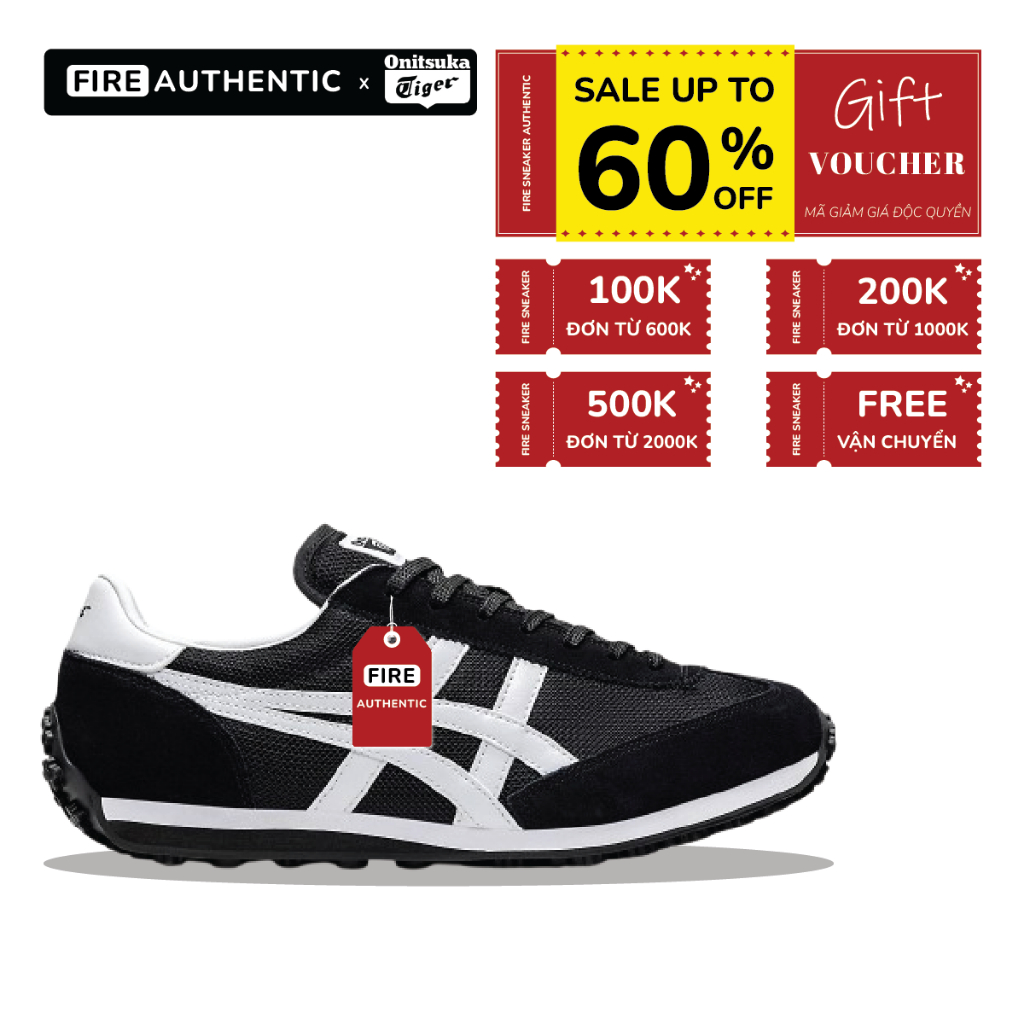 | Fire Authentic | Giày Onitsuka Tiger EDR 78 'Black/White'