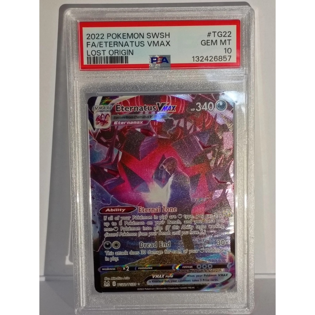Thẻ PSA 10 GEM MINT Pokemon Vmax Eternatus TG22/TG30 English D40 83