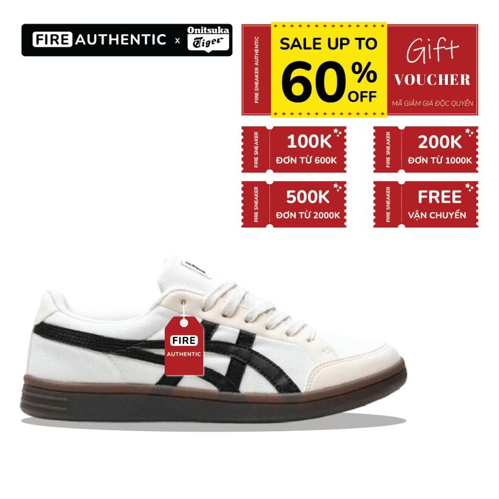 | Fire Authentic | Giày Onitsuka Tiger Advanti 'Cream White/Black'