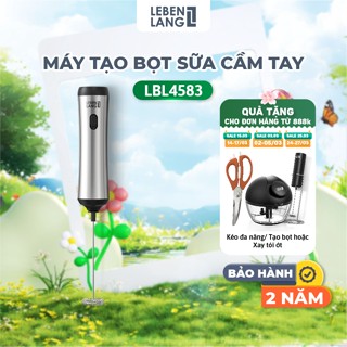 Máy đánh bọt sữa cafe cầm tay có giá treo Lebenlang LBL4583, 10W, sạc điện tiện lợi - Bảo hành 2 năm