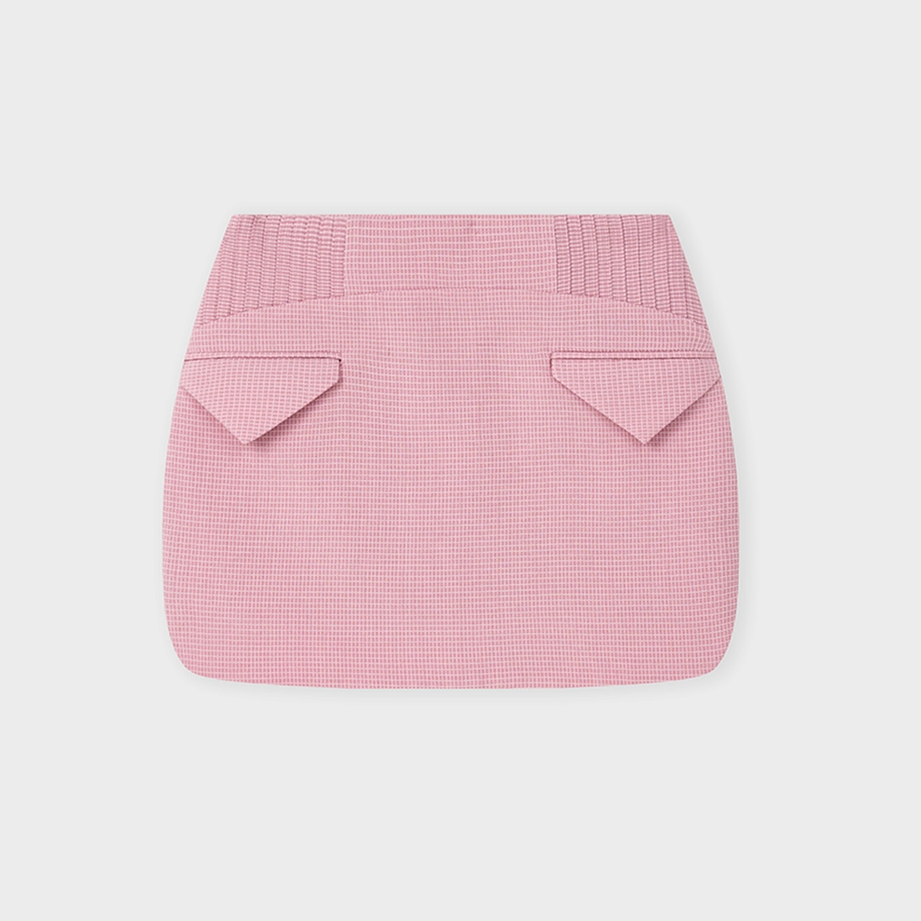 Dear José - Chân Váy Mini Desert Rose Tweed hồng