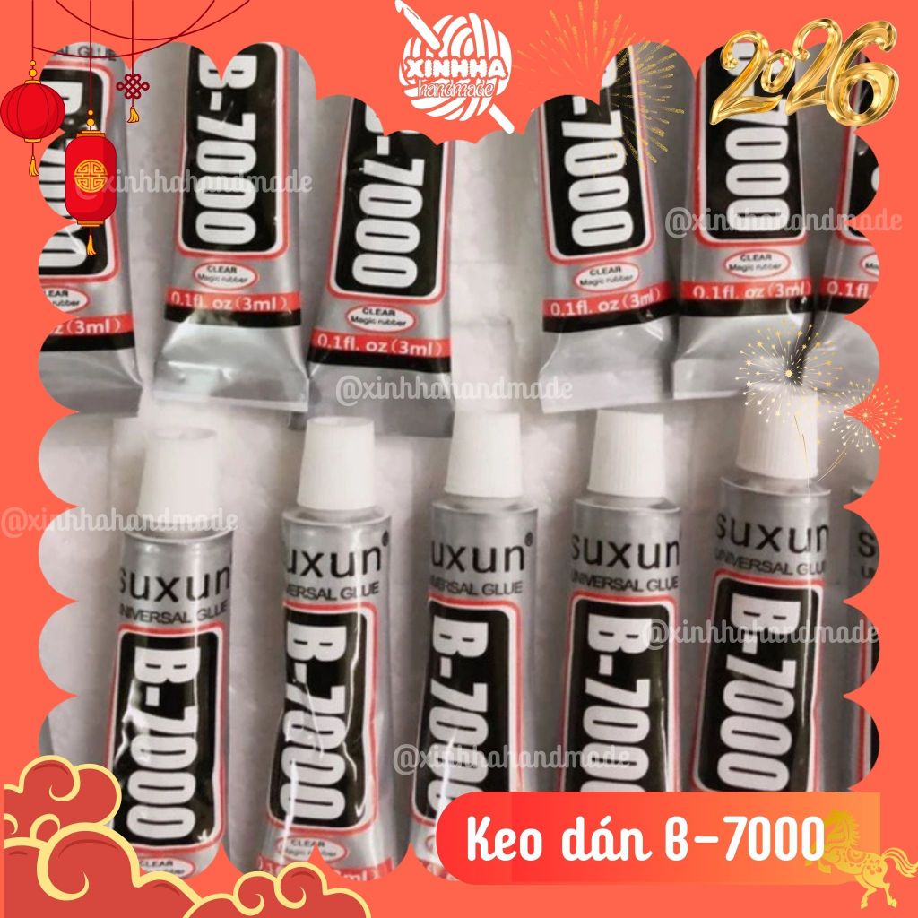 Keo B7000 Trong Suốt Đa Năng, Chất Lượng Cao Dán Mắt Thú