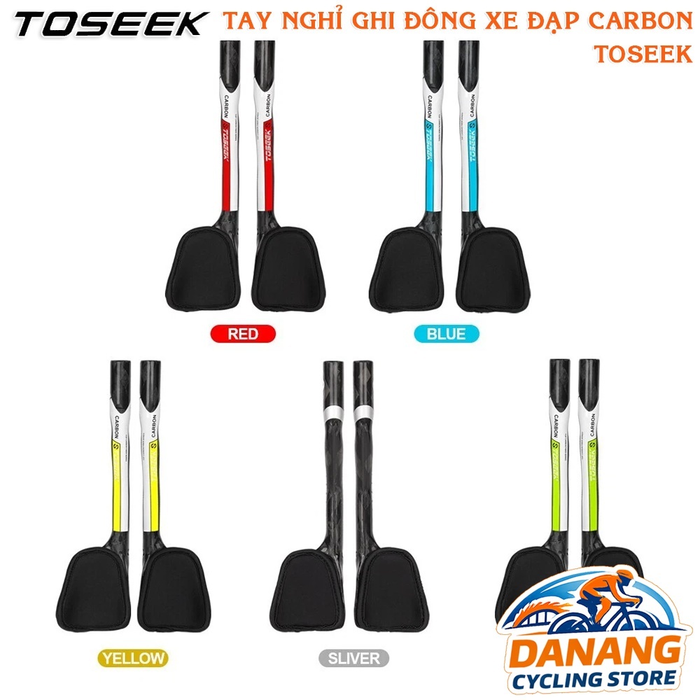 Tay Nghỉ TT Ghi Đông Xe Đạp Aero Bar Carbon TOSEEK – Tay Càng Chống Mỏi