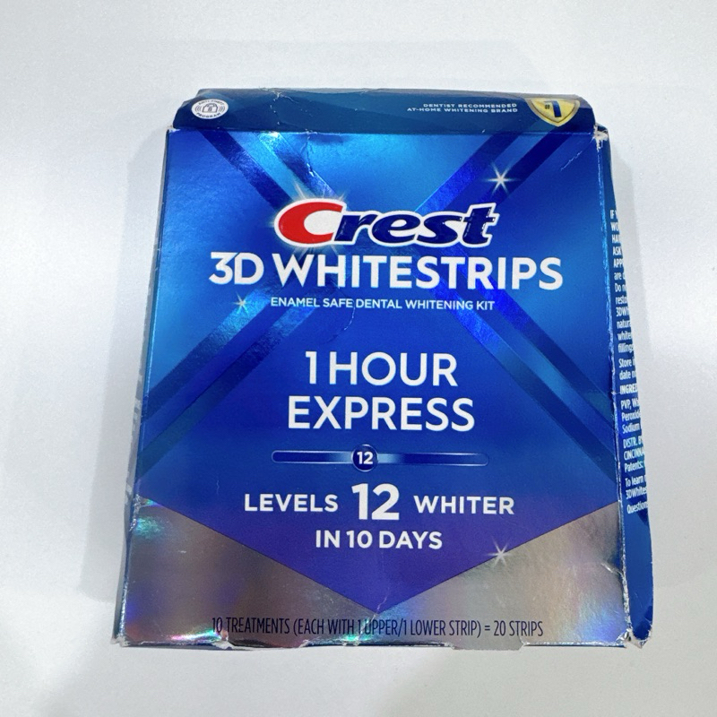 Miếng dán trắng răng Crest 1 Hour Express Level 12