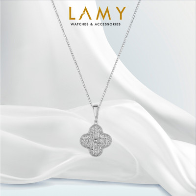 Dây chuyền bạc nữ LAMY Cỏ Bốn Lá Luck On You Necklace 6440