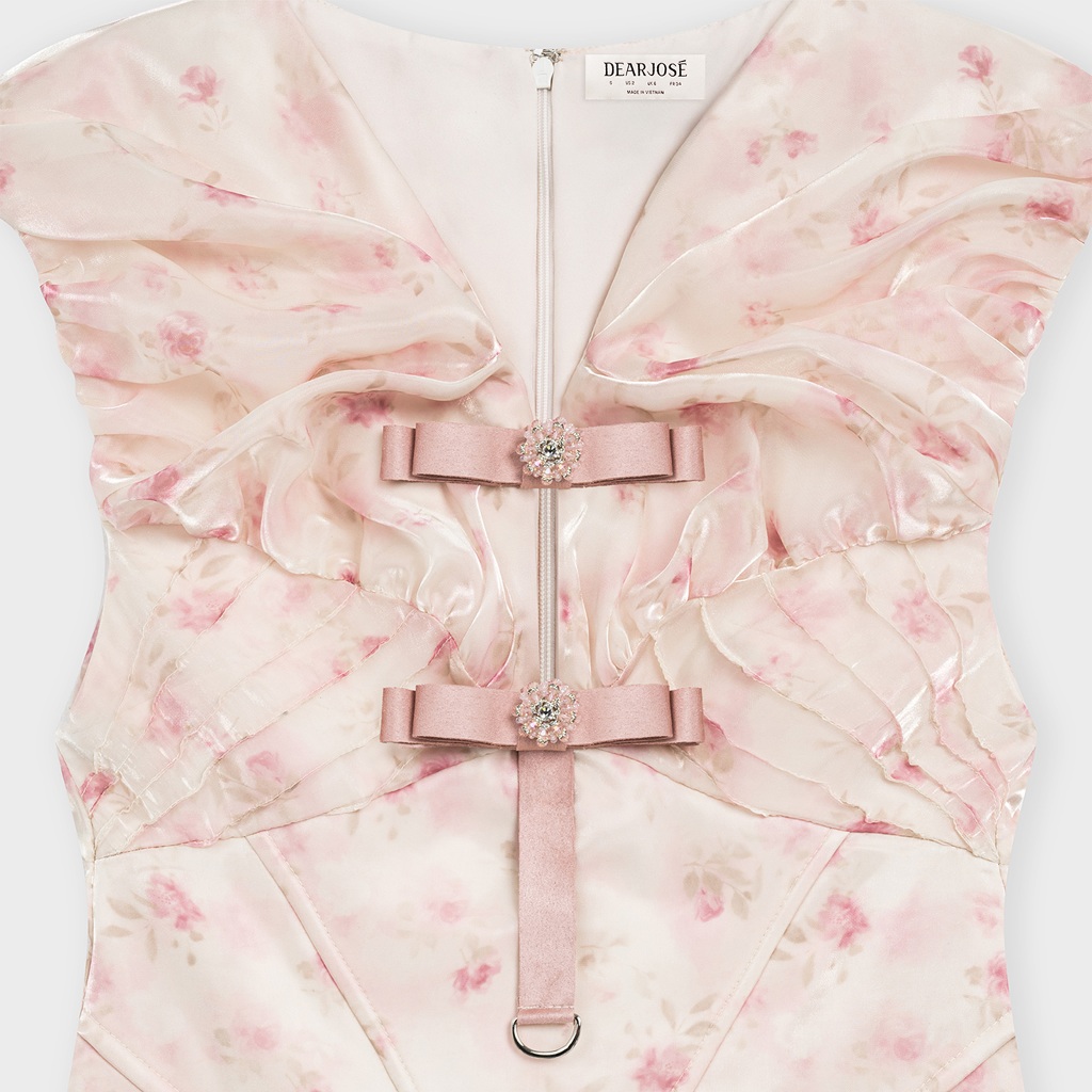 Dear José - Đầm Mini hoa không tay Primavera Floral | BigBuy360 - bigbuy360.vn