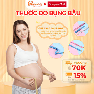 Thước dây theo dõi vòng bụng cho mẹ bầu PEEWEES, giúp mẹ bầu kiểm soát số đo vòng bụng trong suốt thai kỳ