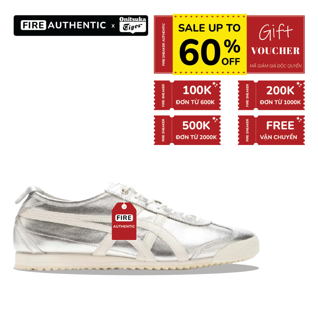 | Fire Authentic | Giày Onitsuka Tiger Mexico 66 SD 'Siver'