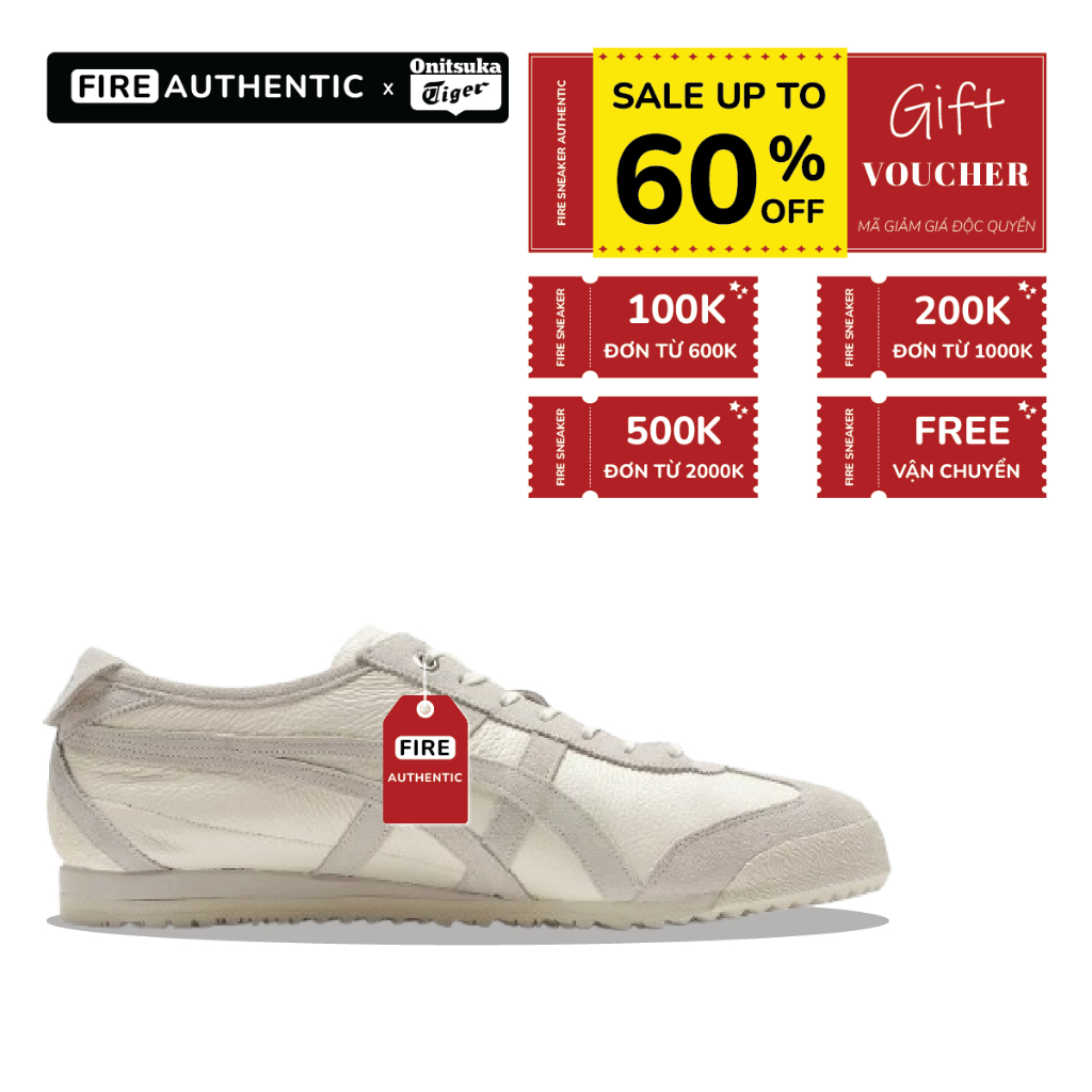 Giày Onitsuka Tiger Mexico 66 SD 'Cream' - Fire Authentics