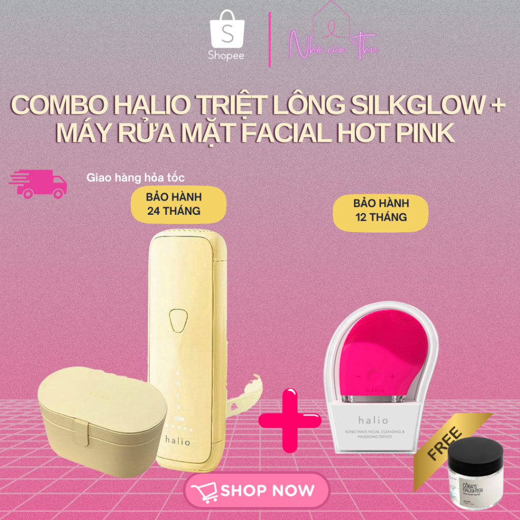 COMBO MÁY TRIỆT LÔNG HALIO SILKGLOW CÁC LOẠI