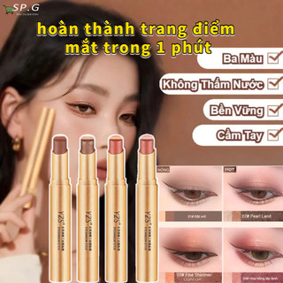 Phấn Mắt Dạng Thỏi  Yzs 3 Màu Lì Dạng Nhũ Ngọc Trai, Lâu Trôi, Chống Nước THỦY TINH Một Trượt