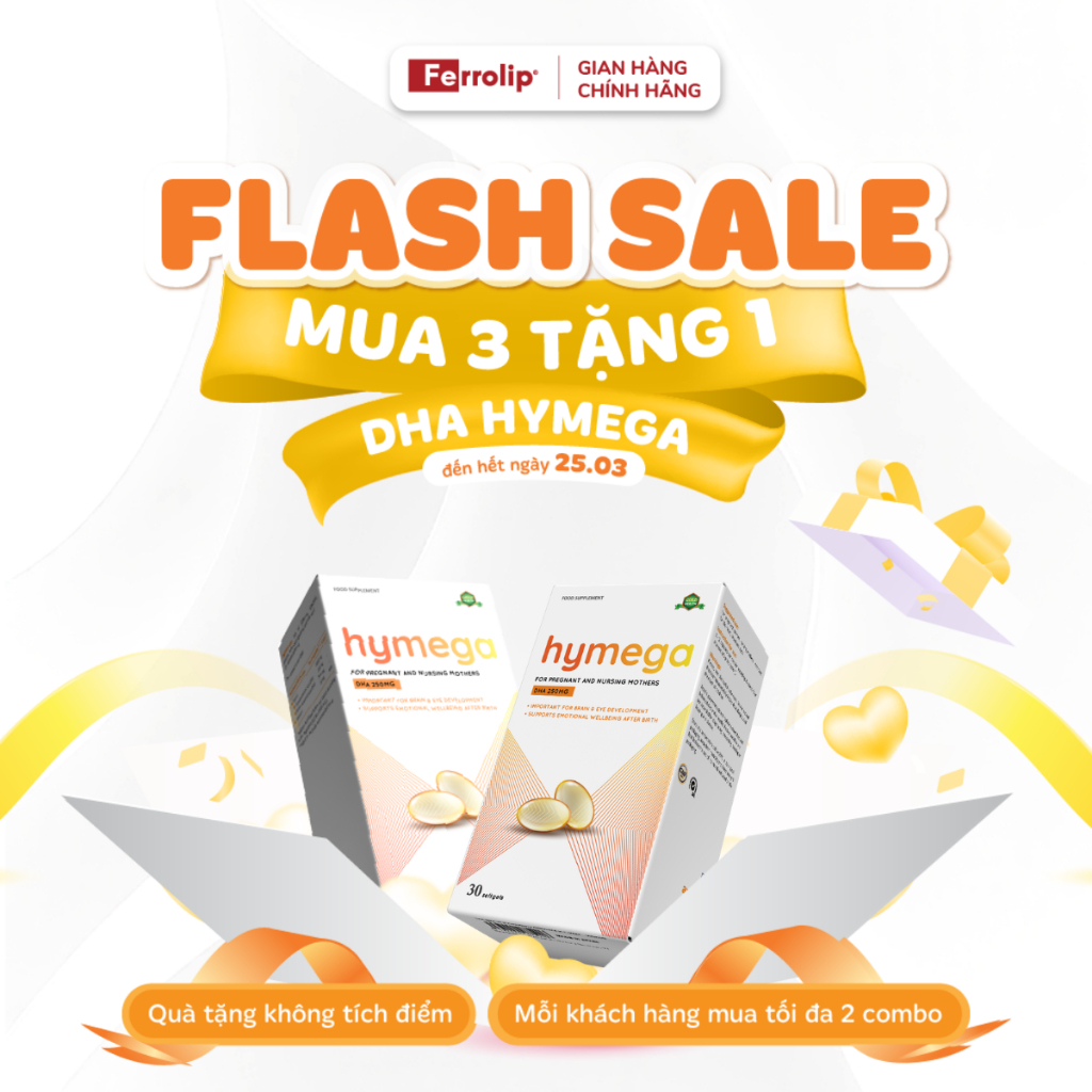 [Quà tặng] DHA Hymega bổ sung DHA, EPA cho mẹ bầu và mẹ sau sinh