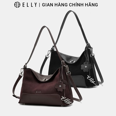 Túi xách nữ da thật ELLY ET216 đeo vai đeo chéo công sở cao cấp