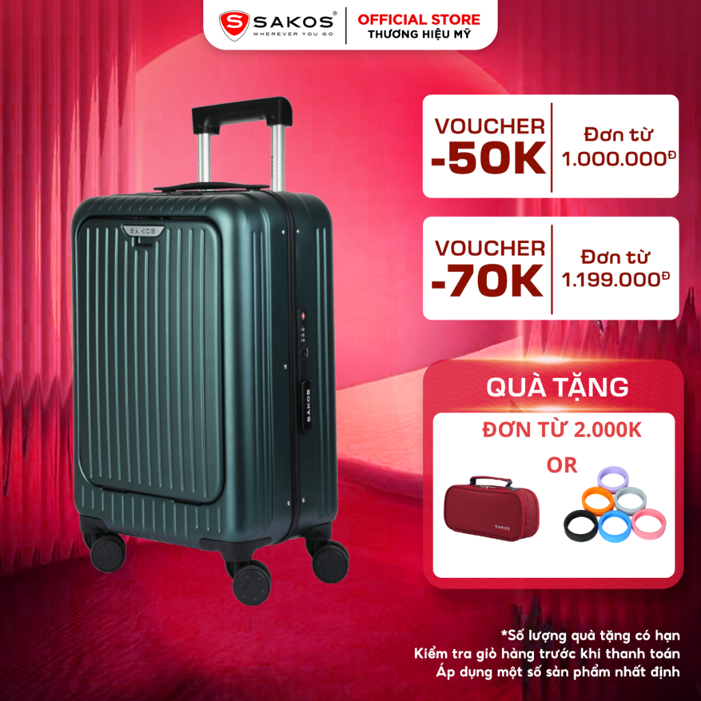 Vali Kéo Nhựa Du Lịch SAKOS MASTERY