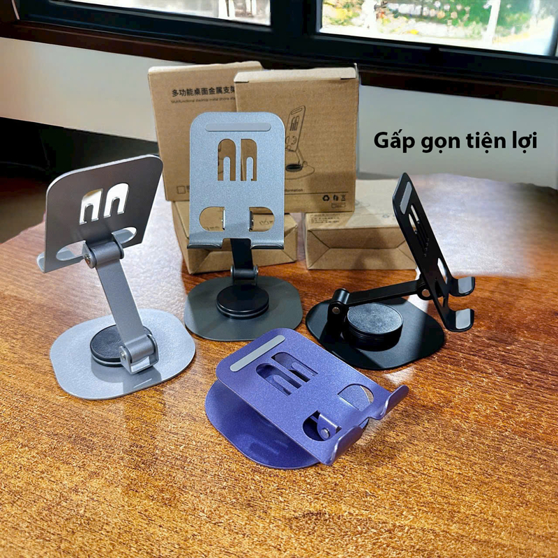 Giá Đỡ Điện Thoại Kim Loại Siêu Mỏng Trục Xoay 360° Gấp Gọn Tiện Dụng - Shincase | BigBuy360 - bigbuy360.vn