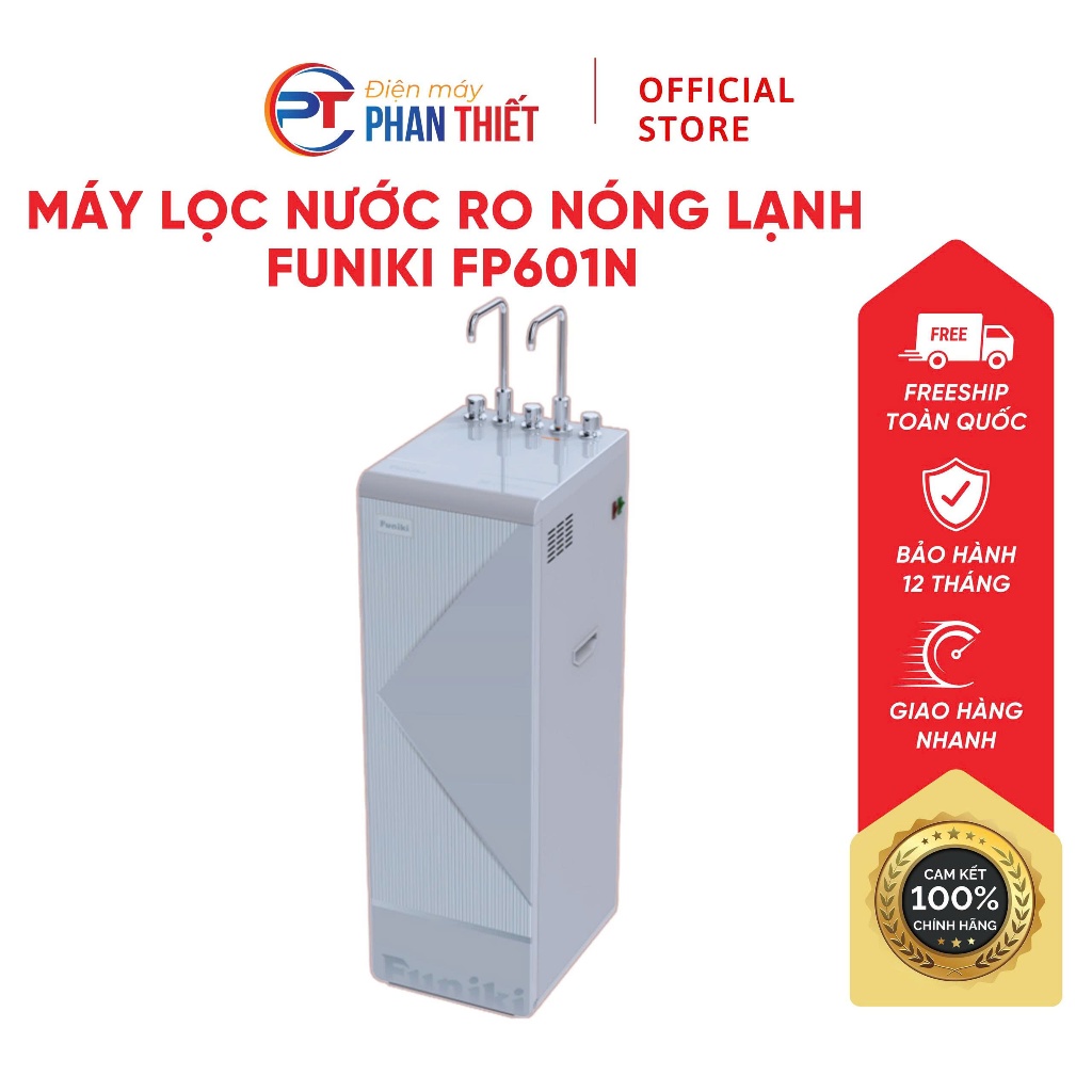 Máy lọc nước RO nóng lạnh Funiki FP601N