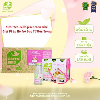 Nước Yến Collagen Green Bird Thanh Mát Cơ Thể Chai 185ml