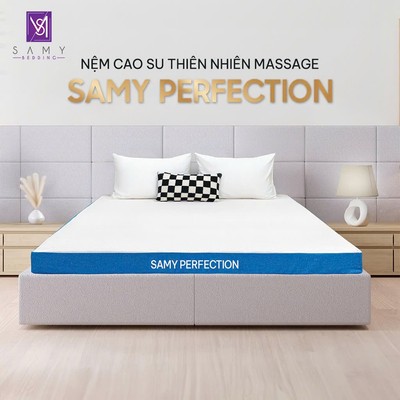 Nệm Cao su Thiên nhiên Massage Samy Perfection Êm Ái Tối Đa
