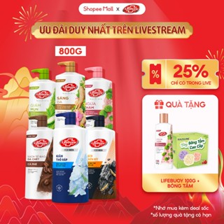 [LIVE] Sữa Tắm Lifebuoy 800gr Detox Và Sạch Sâu Khỏi Bụi Mịn Pm2.5 Detox 100% Từ Thiên Nhiên Diệt Khuẩn