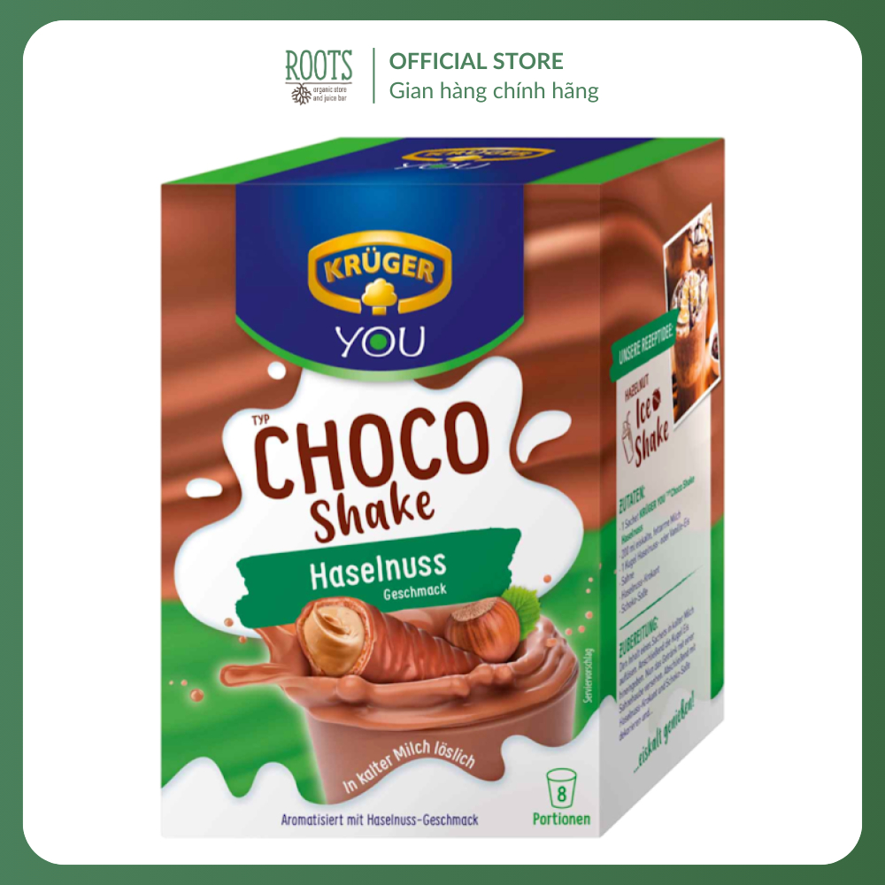 (Ship hỏa tốc) DATE 01/08/2026 - KRUGER - Bột Socola Hương Hạt Phỉ, Kruger You, Choco Shake, Hazelnu