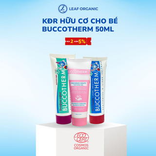 Kem đánh răng trẻ em hữu cơ buccotherm 50ml an toàn - có thể nuốt được - hàng có sẵn