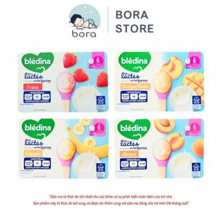 Sữa chua Bledina Pháp cho bé 6 tháng bổ sung lợi khuẩn, không chất bảo quản