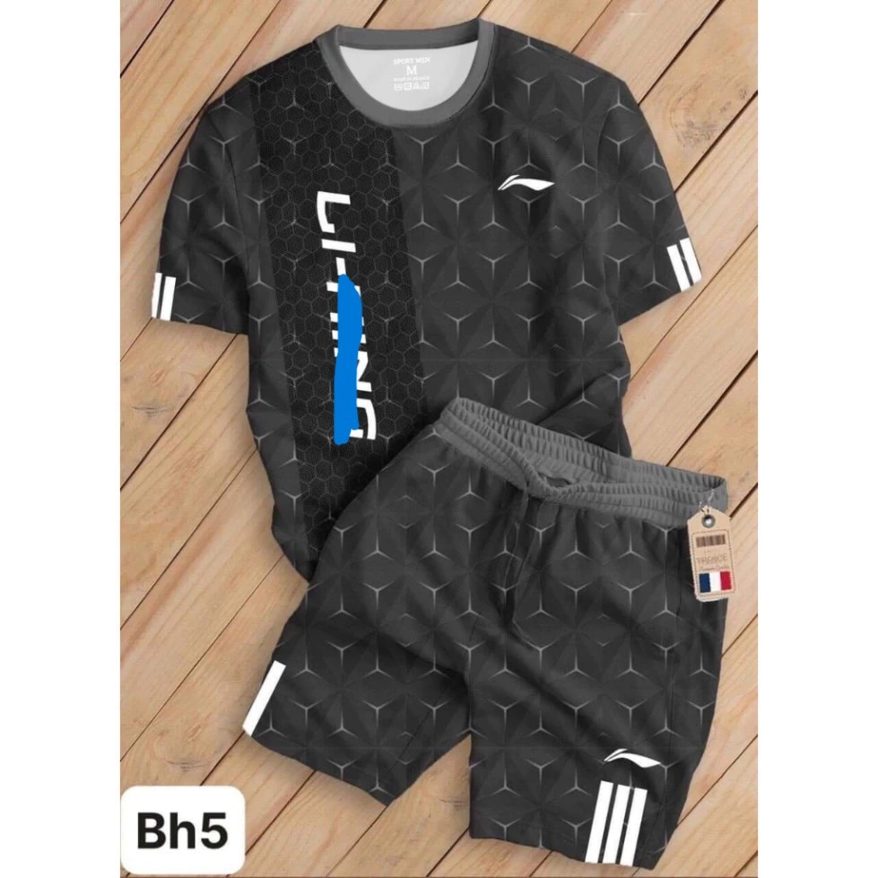 ⭐ Bộ Thể Thao LN 3D Đen – Họa Tiết 3D Toàn Thân Cực Sắc Nét, Chất Thun Lạnh Mát Nhẹ, Form Chuẩn Năng